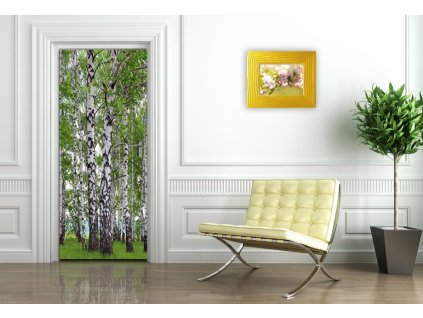 AG Design 1 dílná fototapeta BIRCH'S WOOD FTNV 2896, 90 x 202 cm vlies