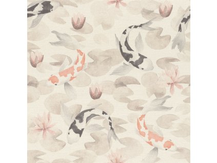 Vliesová tapeta na zeď Rasch 409420, Kimono, 0,53 x 10,05 m