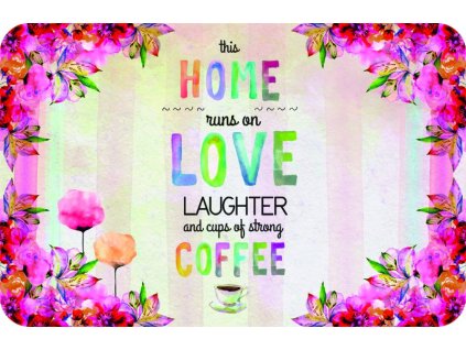 Prostírání "LOVE, HOME, COFFEE" 230-2518 (12 ks)