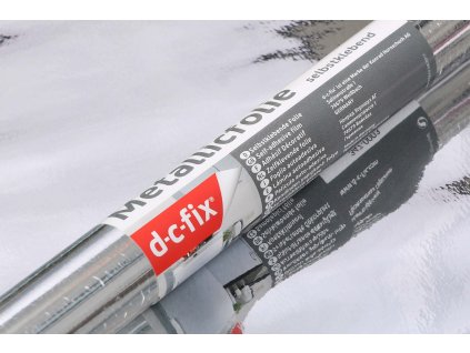 Samolepicí fólie d-c-fix stříbrná, metalická 45 cm x 1,5 m