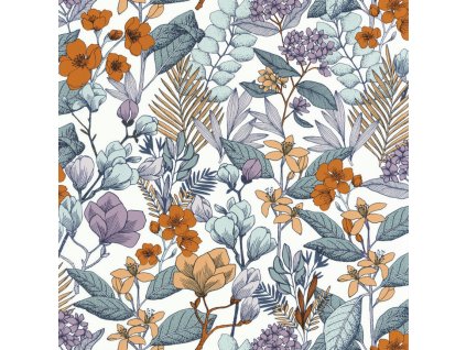 Vliesová tapeta na zeď Caselio 101855060 FLOWER POWER, 0,53 x 10,05 m