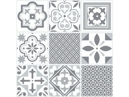 71631 samolepici podlahove ctverce kostky sedobile 2745061