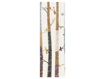 AG design 1 dílná vliesová fototapeta Drawn Trees, 90 x 270 cm