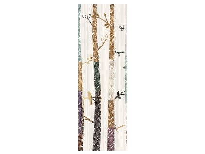 AG design 1 dílná vliesová fototapeta Drawn Trees, 90 x 270 cm (srpen21)