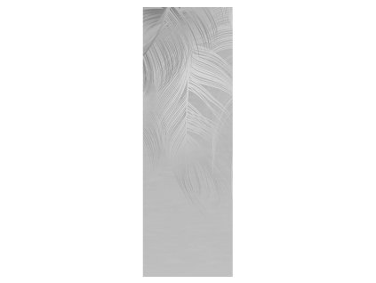 AG design 1 dílná vliesová fototapeta Grey Feather, 90 x 270 cm