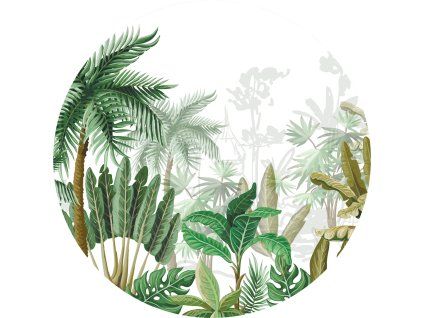 72234 ag design samolepici dekorace vector tropics 70 cm