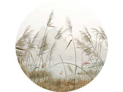 72291 ag design samolepici dekorace reeds 140 cm