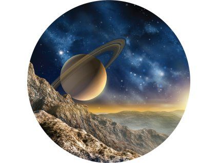 72324 ag design samolepici dekorace view on saturn 140 cm