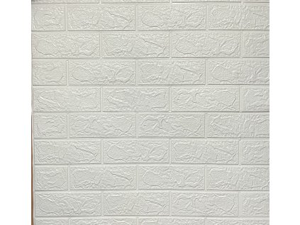 Obkladový panel bílá cihla PB3501, 70x77 cm
