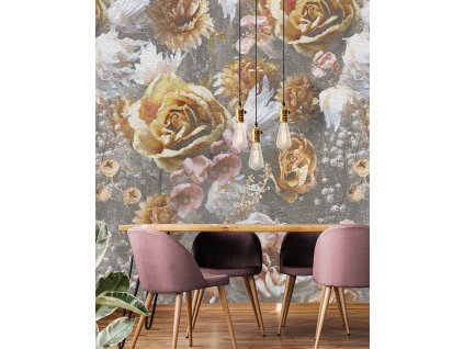 Vliesová fototapeta na zeď Behang INK7573, Floral Utopia, 200 x 280 cm
