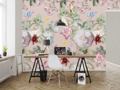 Vliesová fototapeta na zeď Behang INK7584, Floral Utopia, 200 x 280 cm