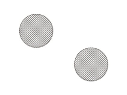 Odrazka kulatá střibrná. průmer 2,5 cm, (2 ks), ACZ080
