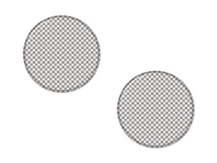 Odrazka kulatá střibrná, průmer 5 cm, (2 ks), ACZ083