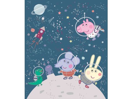 Vliesová fototapeta Prasátko Peppa SPACE FTD3P5173, 225 x 270 cm