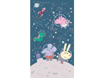 Vliesová fototapeta Prasátko Peppa SPACE FTD2P5619, 150 x 270 cm