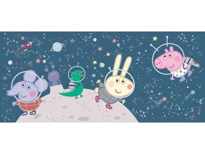 Vliesová fototapeta Prasátko Peppa SPACE FTDNH5523, 170 x 75 cm