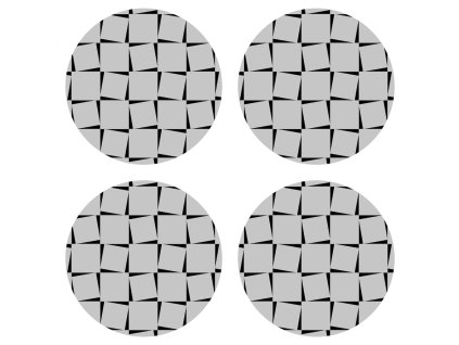 Dekorativní podložka squards FM4710, 10 x 10 cm (4 ks)
