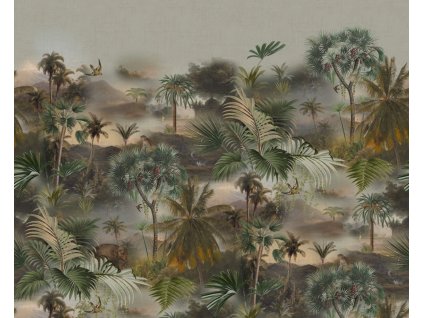 Vliesová fototapeta na zeď Rasch 543582, Magic Walls, 3,71 x 3 m, palmový les