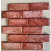 110843 samolepici 3d dekorace cervena cihla 30 x 30 cm