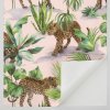 117531 5 samolepici tapeta na zed tropicka oaza s leopardem 0 53 x 6 00 m