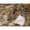 117579 4 samolepici tapeta na zed hneda cihla 0 53 x 6 00 m