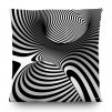 Dekorativní polštářek CN3608 Black and White Creative 3D 45 x 45 cm
