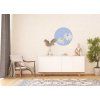 72165 ag design samolepici dekorace orchid on blue 70 cm