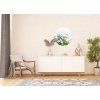 72168 ag design samolepici dekorace field flowers 70 cm