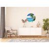 72183 ag design samolepici dekorace palms on beach 70 cm