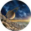 72213 ag design samolepici dekorace view on saturn 70 cm