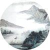 72216 ag design samolepici dekorace oriental watercolor 70 cm