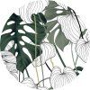 72237 ag design samolepici dekorace vector leaves 70 cm