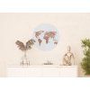 72258 1 ag design samolepici dekorace brick worldmap 70 cm