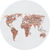 72258 ag design samolepici dekorace brick worldmap 70 cm