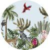 72273 ag design samolepici dekorace vector jungle 70 cm