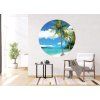 72294 3 ag design samolepici dekorace palms on beach 140 cm