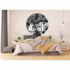 72306 ag design samolepici dekorace monochromatic palms 140 cm