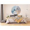 72312 ag design samolepici dekorace watercolor stone 140 cm