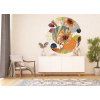 72336 2 ag design samolepici dekorace flowers and shapes 140 cm