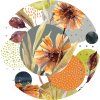 72336 ag design samolepici dekorace flowers and shapes 140 cm