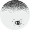 72354 ag design samolepici dekorace cute spider 140 cm