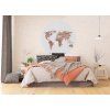 72369 ag design samolepici dekorace brick worldmap 140 cm