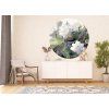 72381 2 ag design samolepici dekorace embossed flowers 140 cm