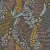 Vliesová tapeta na zeď Caselio 102922974, květy, listy, černá