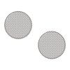 97258 2 odrazka kulata stribrna prumer 5 cm 2 ks acz083