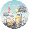 Samolepicí vliesová dekorace Bear - BW CR3245, průměr 70 cm