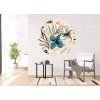 97333 3 samolepici vliesova dekorace vector graphics florals cr3255 prumer 70 cm