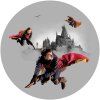 97345 2 samolepici vliesova dekorace harry potter crd5807 prumer 70 cm