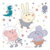 97894 2 samolepici dekorace prasatko peppa space dks3835 30 x 30 cm