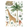 Samolepicí dekorace Džungle 2, DK1745, 42,5 x 65 cm